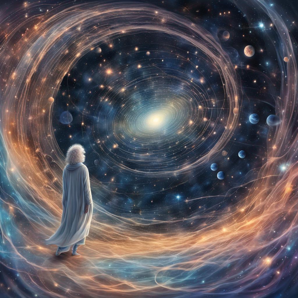 A soul traveling trough space and time