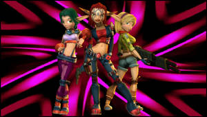 Jak 3 Girls PSP Wallpaper