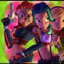 Jak 3 Girls PSP Wallpaper 2