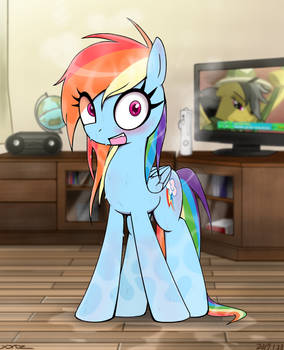 Dashie after bathing