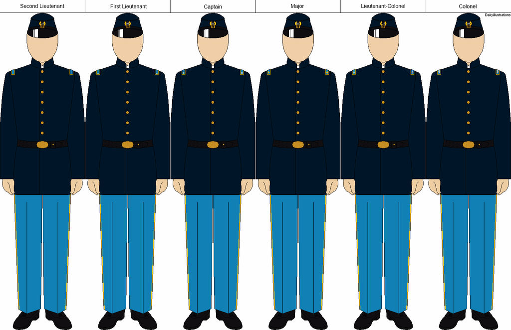 Civil War Rank Insignia Union at Bridget Huizenga blog