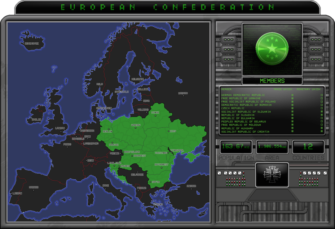 European Confederation Map European Confederation by DAKY-Illustrations on DeviantArt