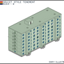 Soviet sytle tenement - Block B