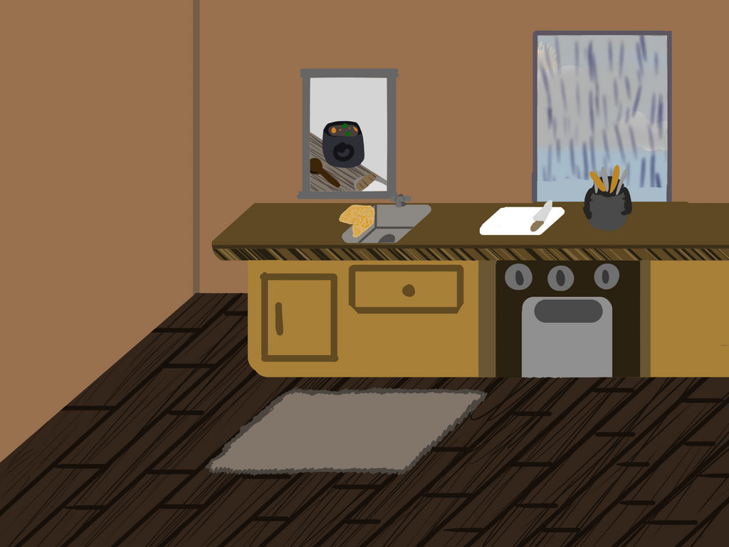 Kitchen Comic Style Kitchen Scene - Comic Plans by O-U-T on DeviantArt