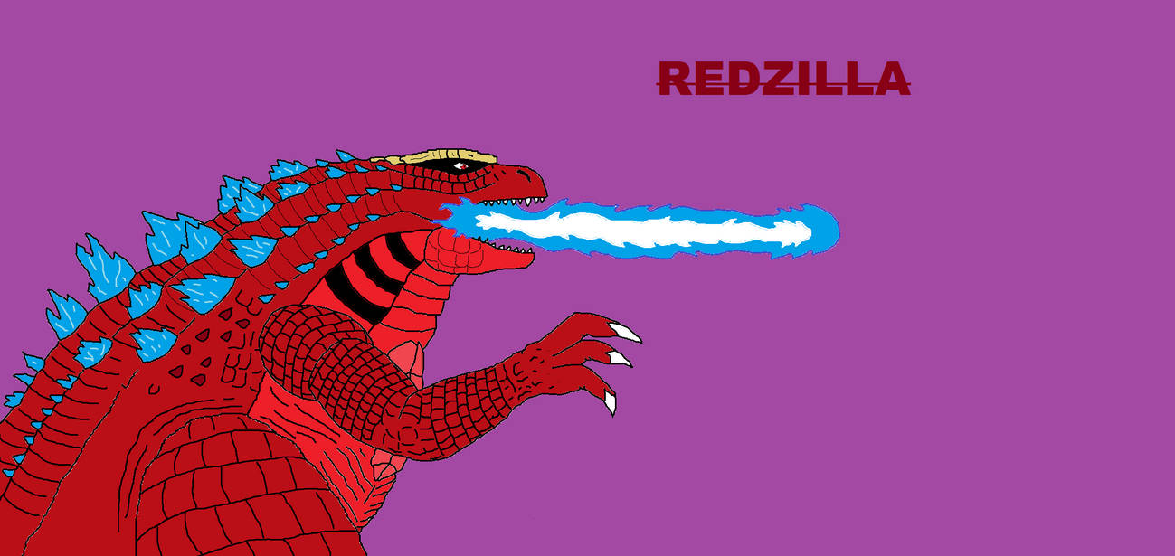 Tedzilla Redzilla by GodzillaArt2004 on DeviantArt