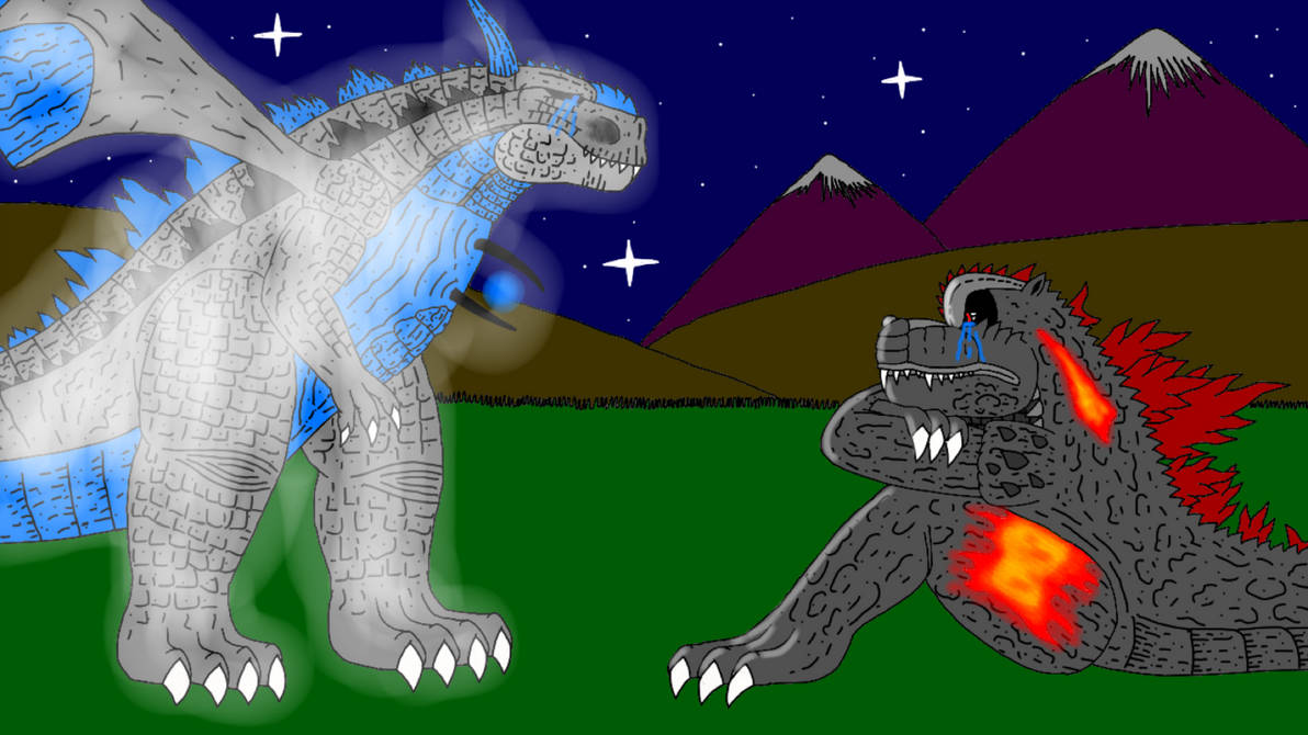Godzilla Earth and Blu SFM by RoboBlu2003 on DeviantArt