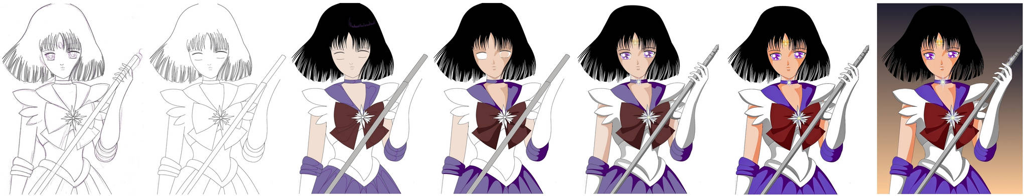 Tuto step by step sailor SATURN