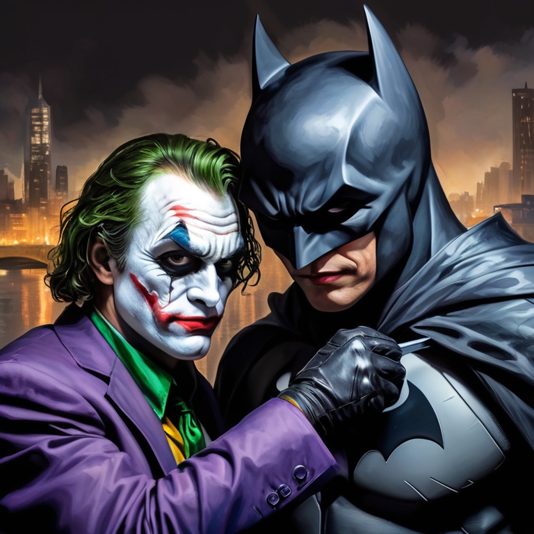Batman and Joker by ECVcm on DeviantArt
