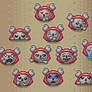 Koala emotes commission