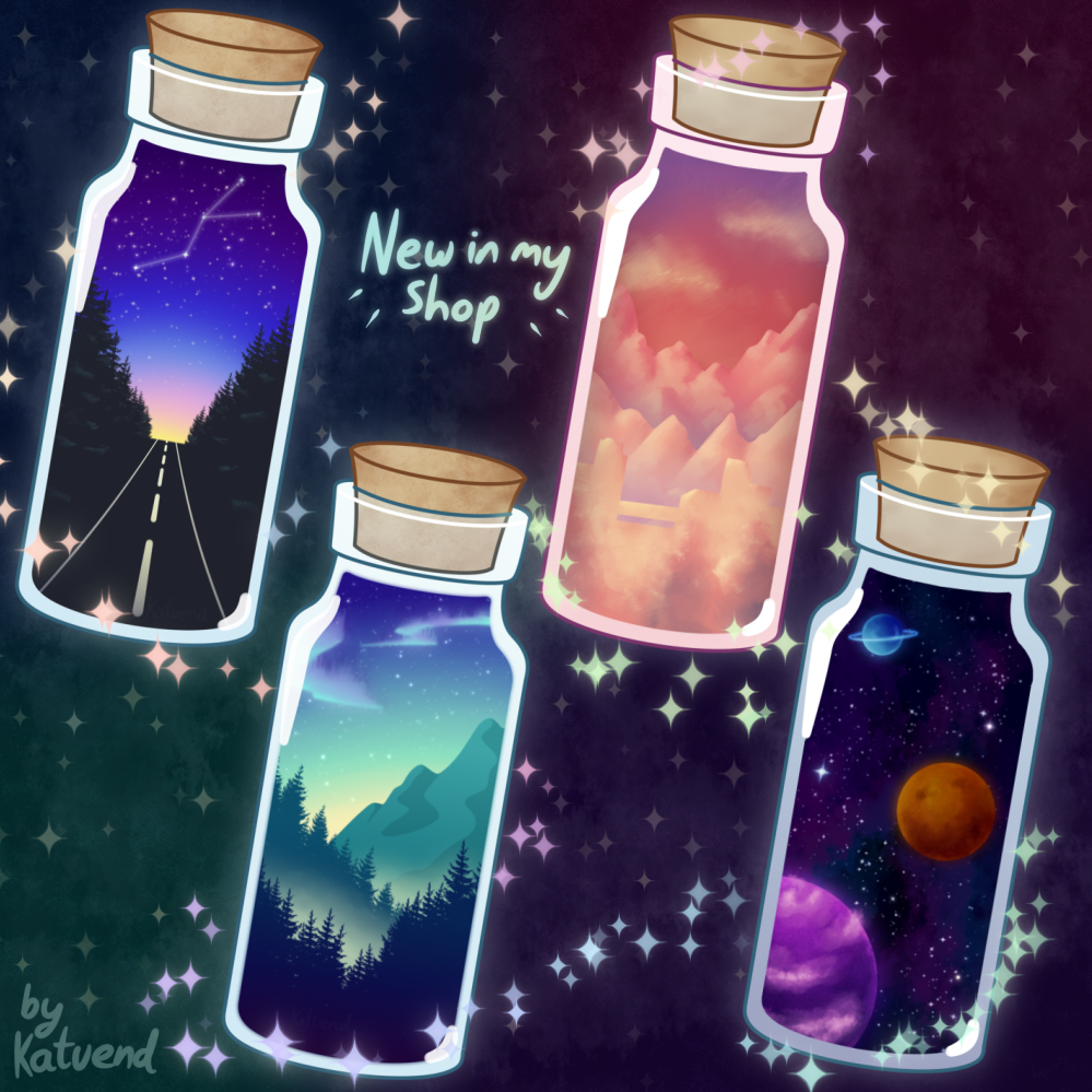 A set of bottles