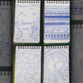 Mini notebook doodles