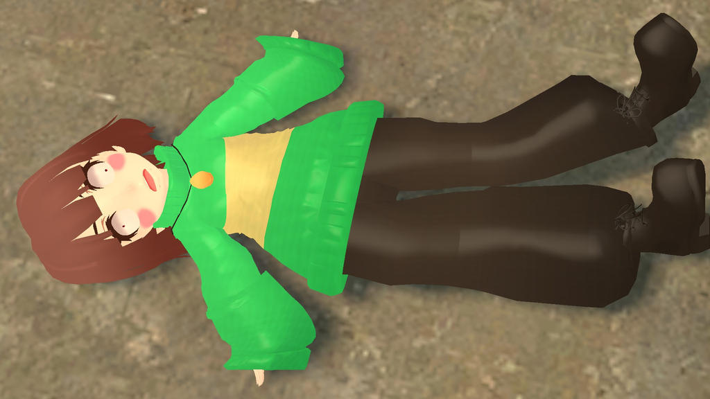 Chara Inflate chara flattened by maskmaster64 on DeviantArt