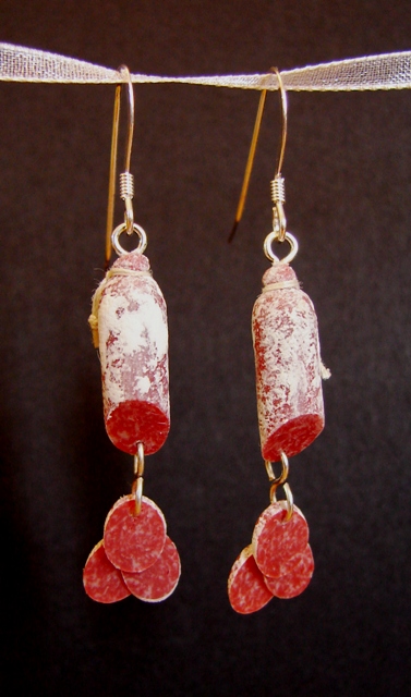 Salami Earrings