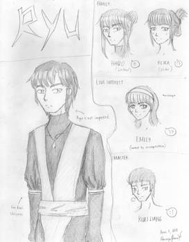 Ryu's character sheet