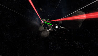 Starfox game - Asteroid Field (screenshot)