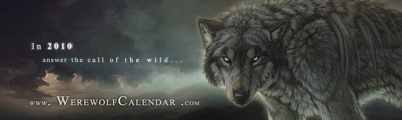 Werewolf Calendar Bookmark