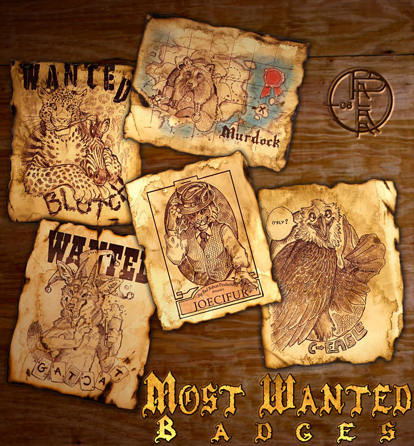 Most Wanted Badges