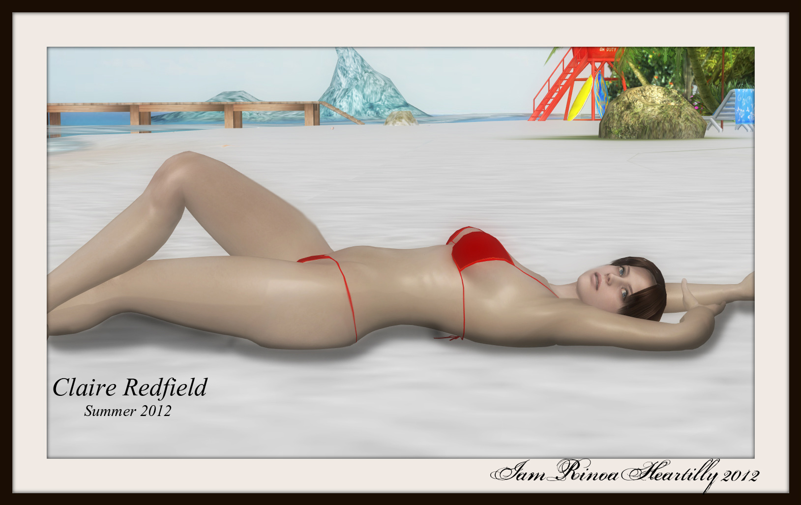 Beach Babe Claire Redfield