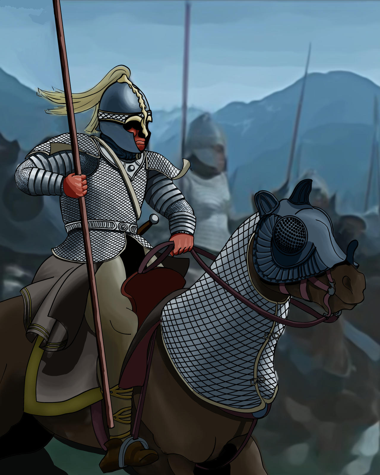 Female Numenorian Numenorean Cavalry by AttireThroughTheAges on DeviantArt
