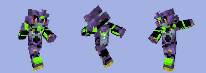 Minecraft skin: Evangelion