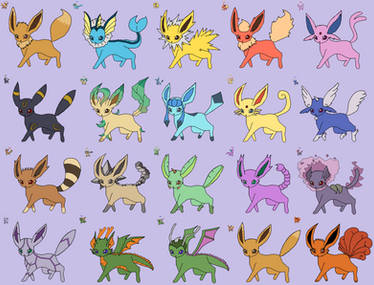 eevee all type 2