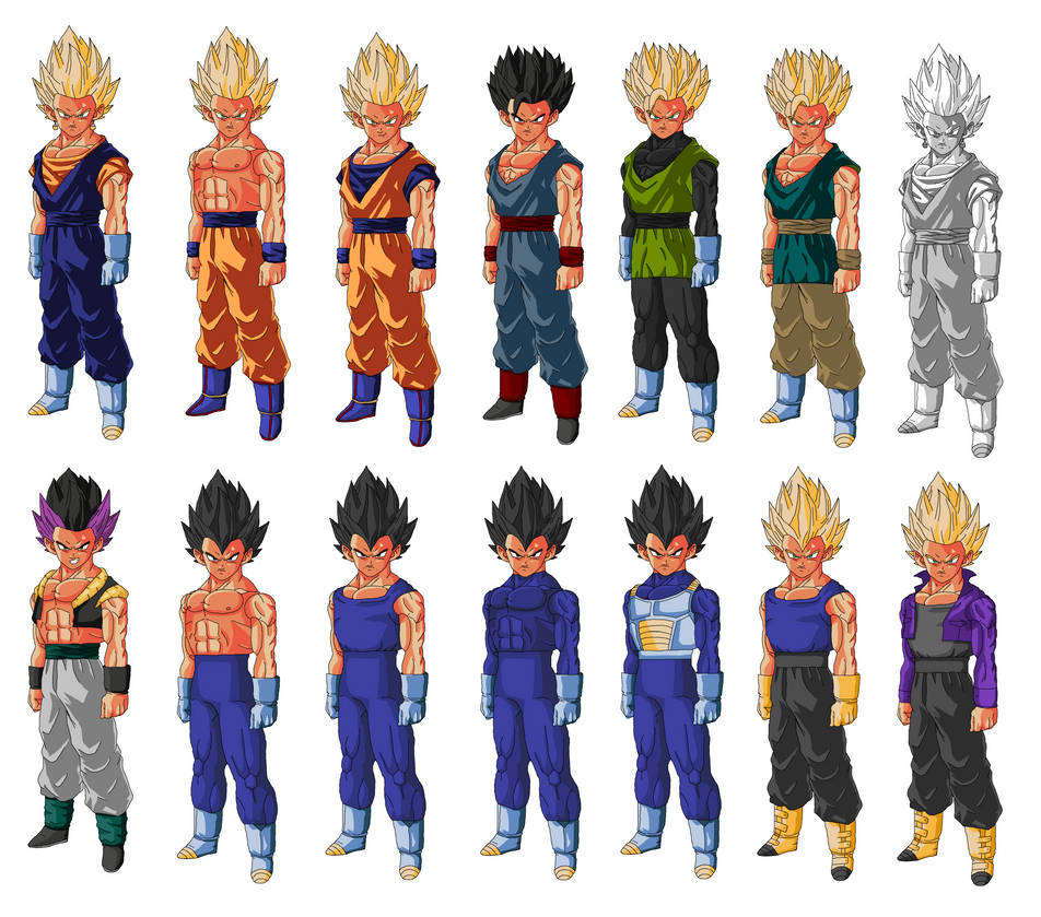 base dbz color by Naruttebayo67 on DeviantArt