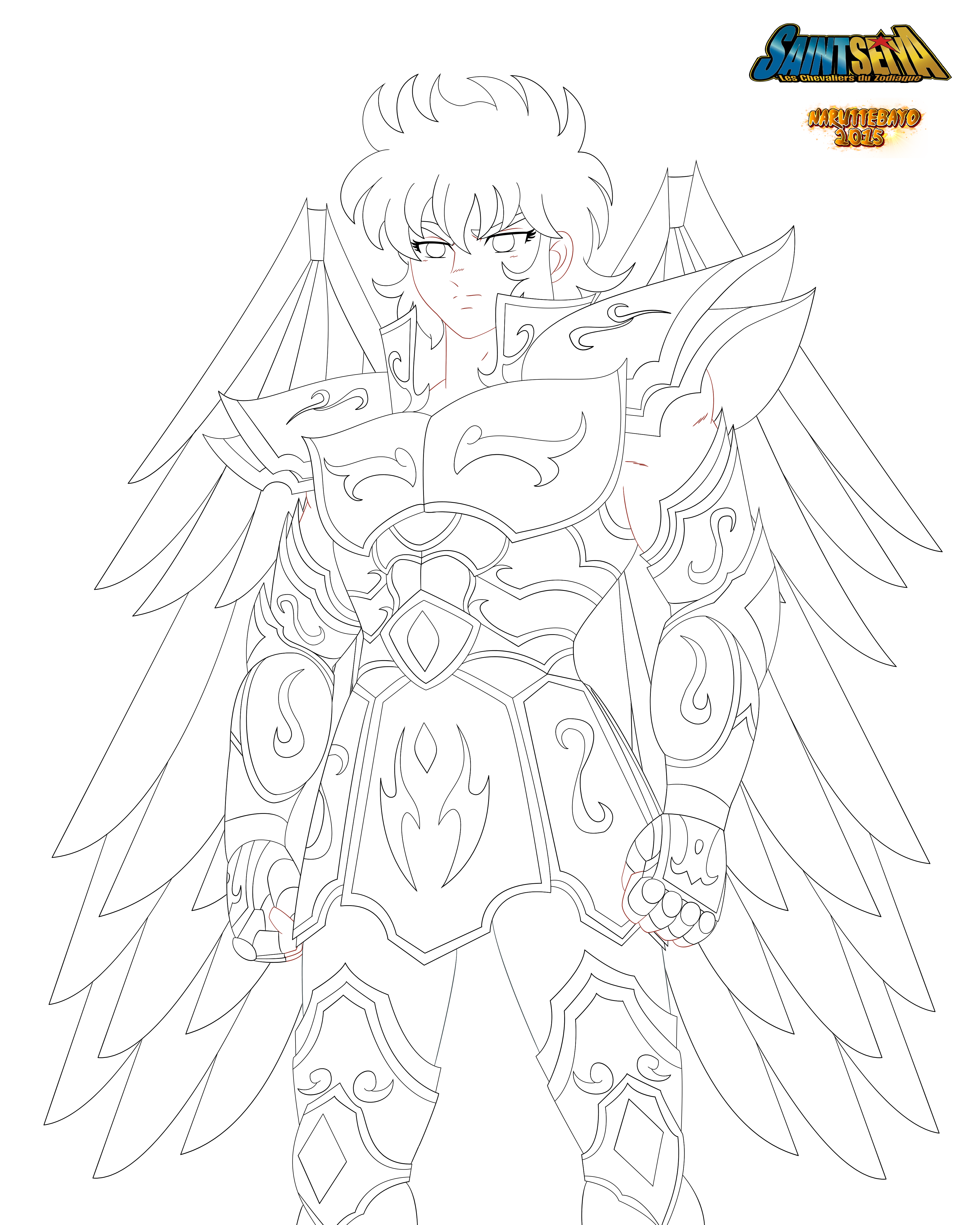 [lineart] God Cloth Leo Aout 2015