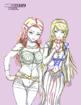 [sketch] Aphrodite and Ereyline