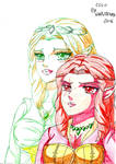 [colo] (traditional) Aphrodite Buste+mother by Naruttebayo67