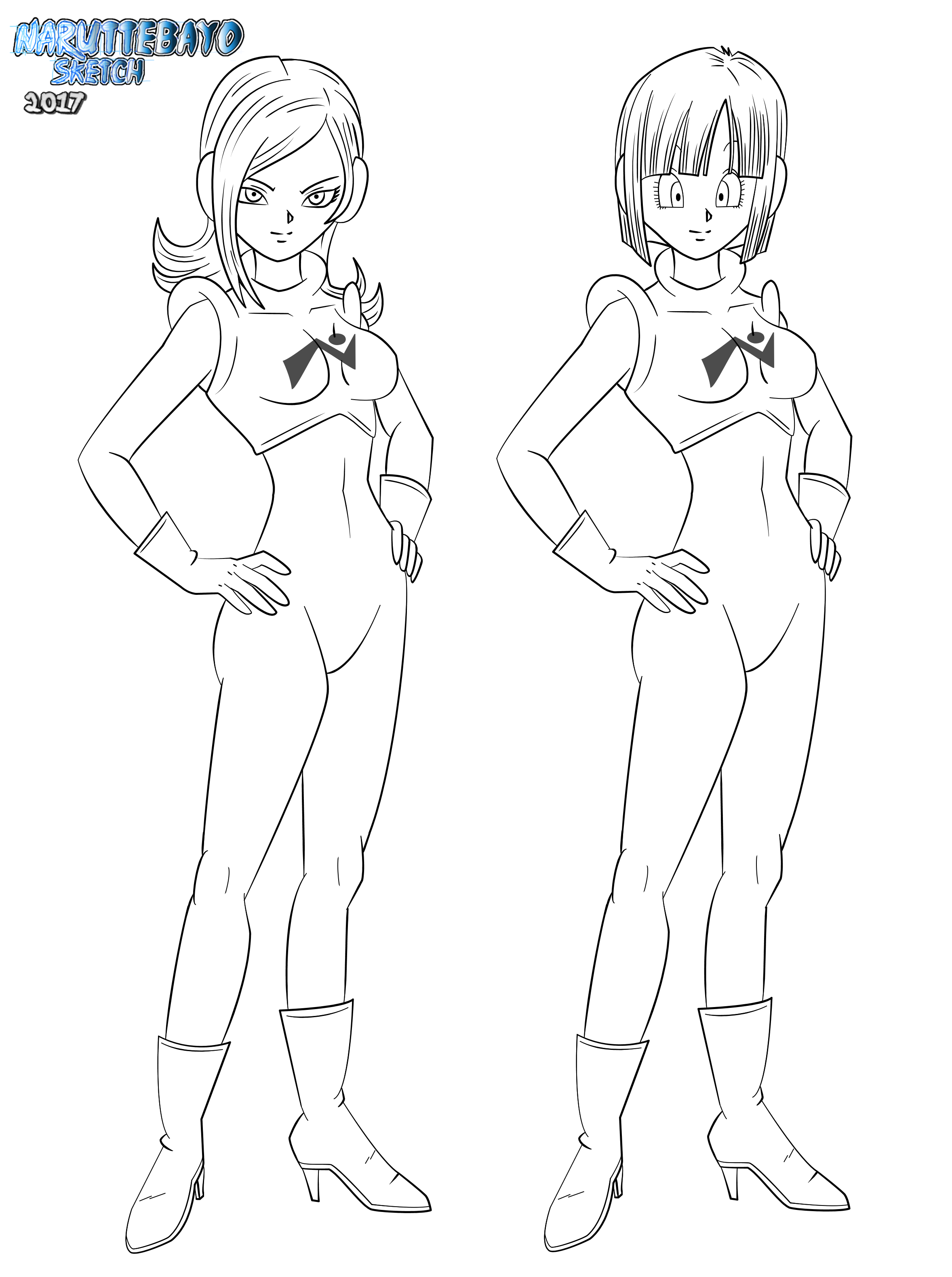 [lineart] Galactic Patrol girl for tepheris