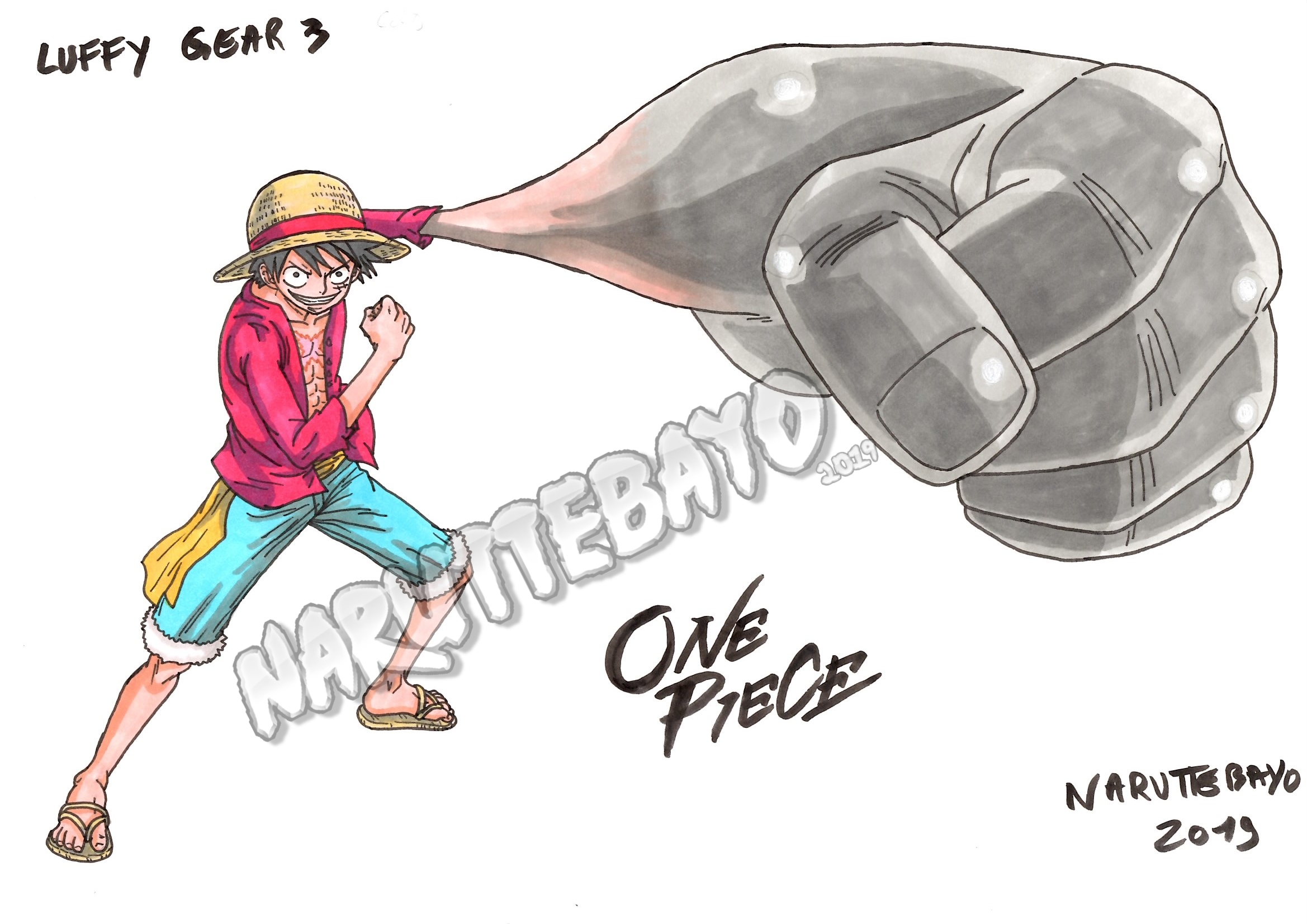 Gear Third Luffy Em 2021 One Piece