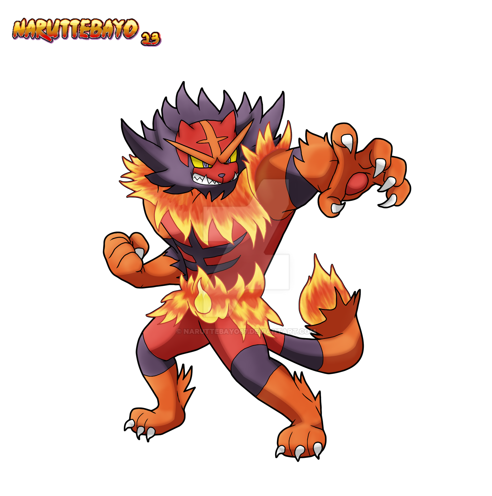 Pokemon Mega Felinferno Incineroar alternate by Naruttebayo67 on DeviantArt