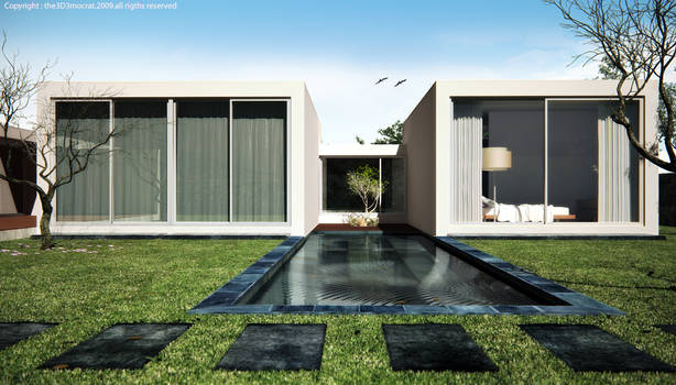 3d exterior view_pool