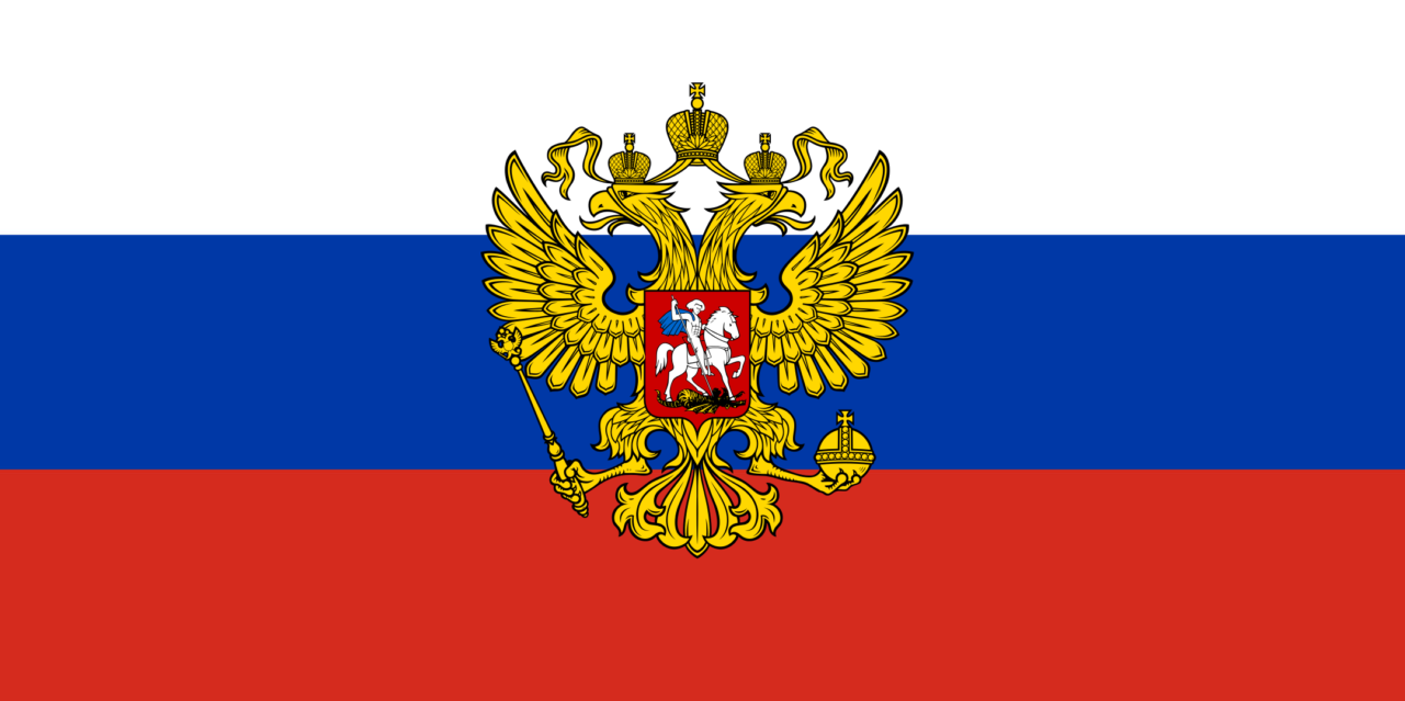 Free Russia flag+Gold Russian State coat of arms by CTGonYT on DeviantArt