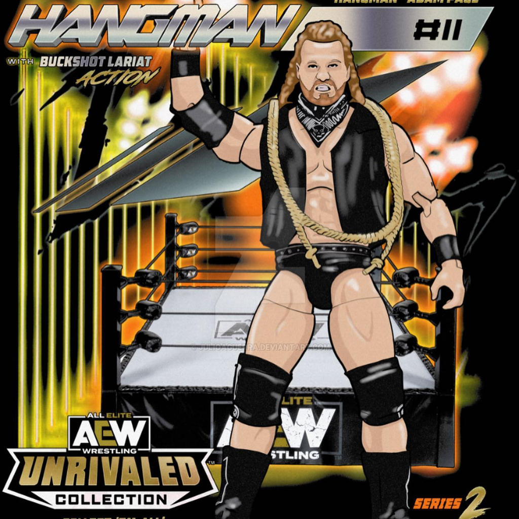 Hangman Adam Page Action Figure Design by JulioAGuerra on DeviantArt