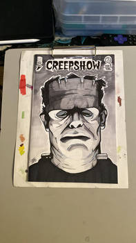 Frankenstein's Monster Sketch Cover