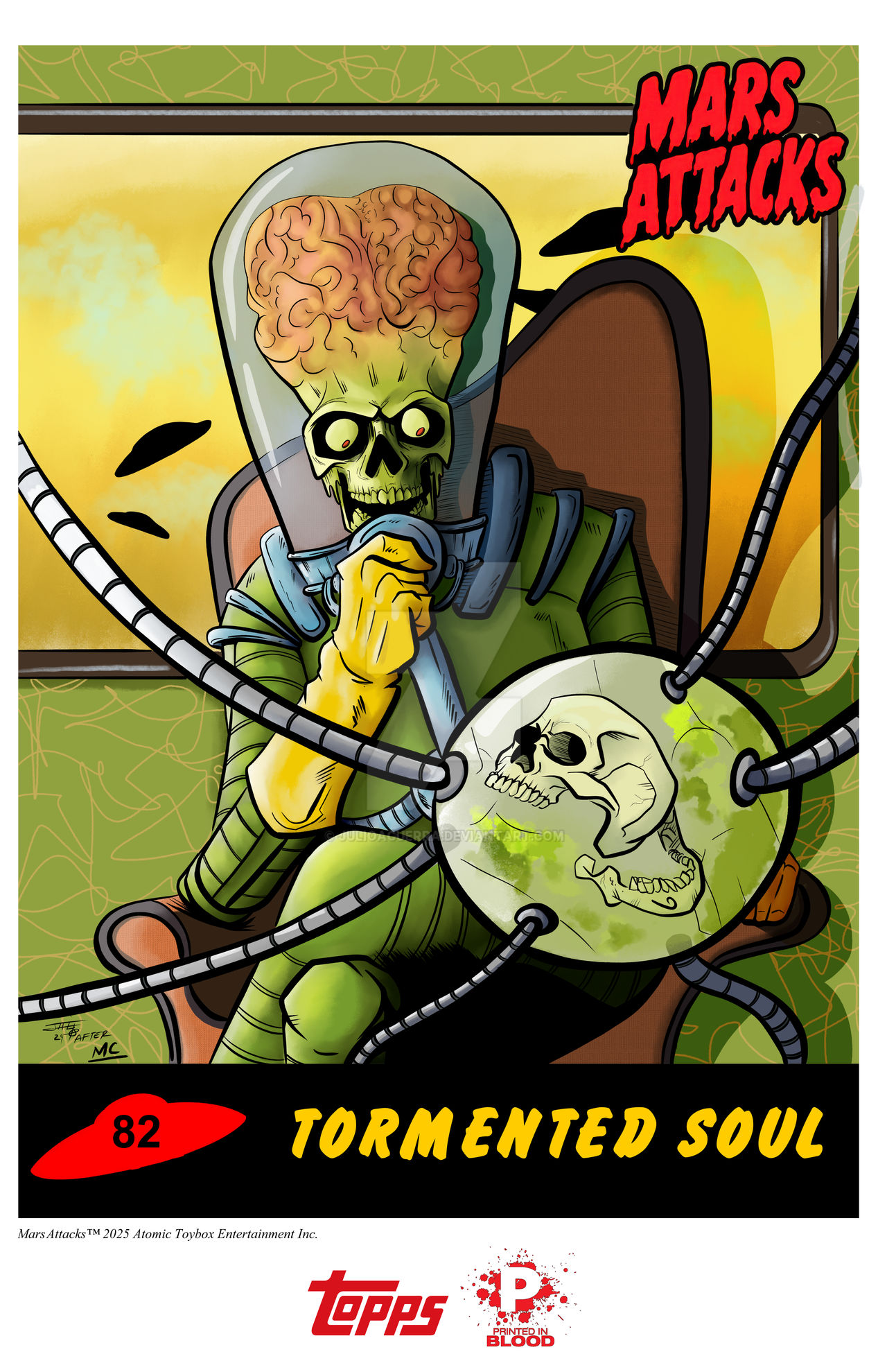 Mars Attacks Ink Mars Attacks Printed in Blood by JulioAGuerra on DeviantArt