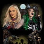 Scarlett and Shotzi Chambers of Horror Illustratio