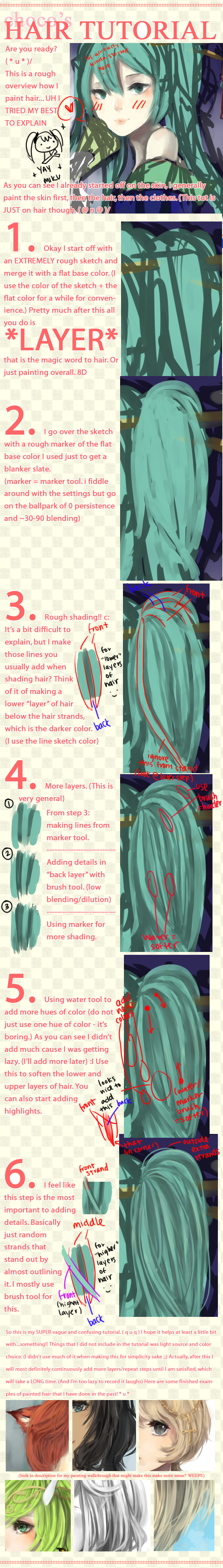 painting hair tutorial attempt (q u q)