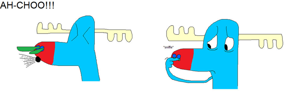Sick Lumpy Sneeze (SNOT WARNING) (color) by SarahGirl1998 on DeviantArt
