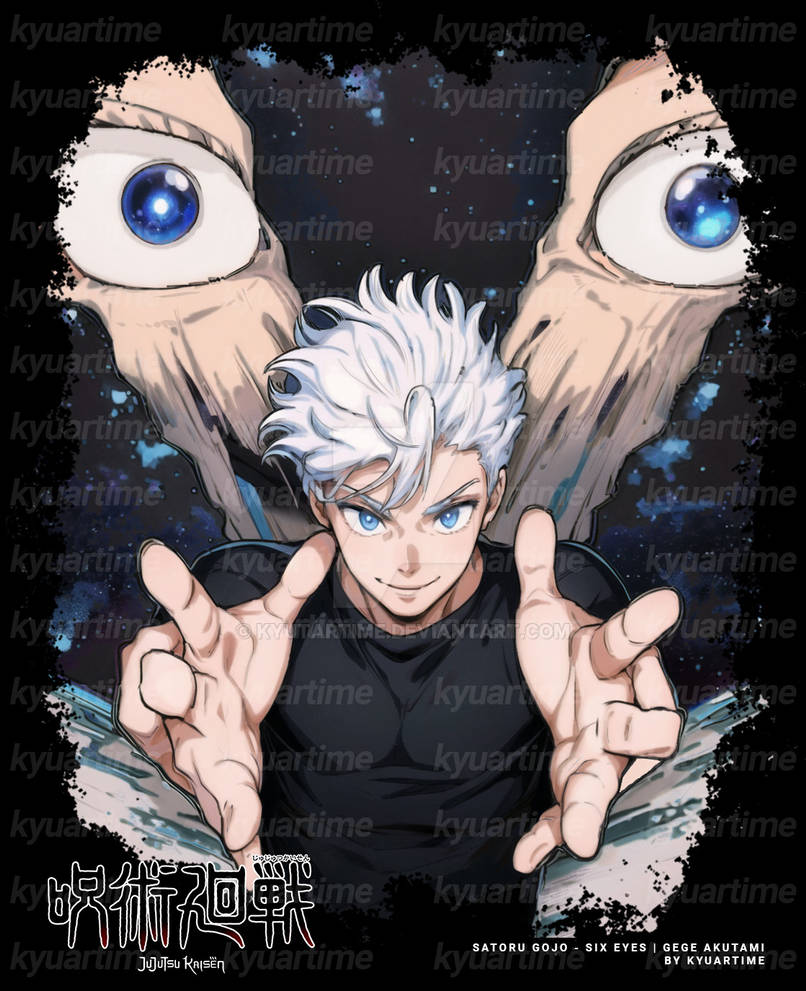 SATORU GOJO - SIX EYES | Jujutsu Kaisen by kyutartime on DeviantArt