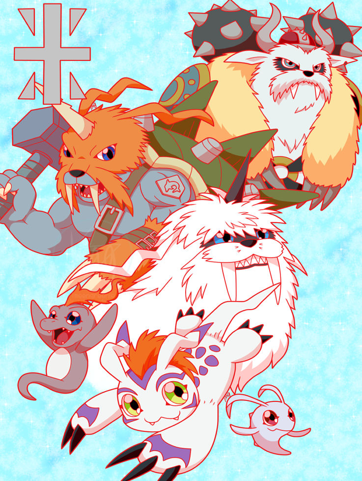 Gomamon Evolutions by 1meengreenie on DeviantArt