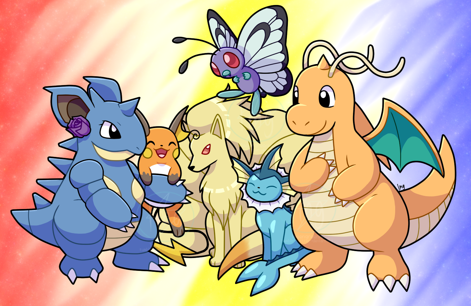 Pokemon B-W 2: Starter Pokemon Families by Tails19950 on DeviantArt