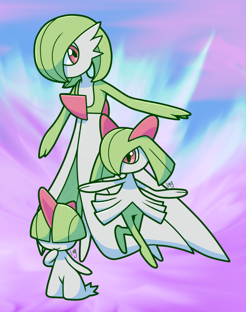Evolution Of Ralts Ralts Evolutions by 1meengreenie on DeviantArt