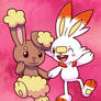 Request- Scorbunny and Buneary