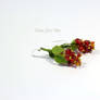 Currant berry earrings