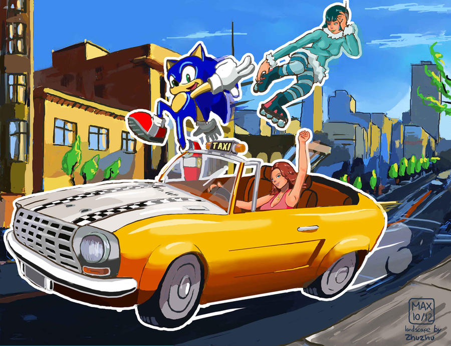 Crazy Taxi Party On San Francisco Roads By Mondedelola On Deviantart