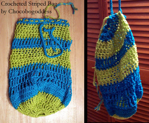 Crochet - Striped Bag