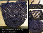Crochet - Linen Market Bag by ChocoboGoddess