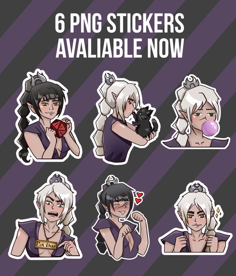 Virtual Self Example Sticker Digital stickers are available! by UselessElf on DeviantArt